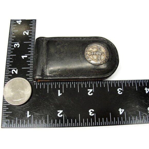 Vintage Leather Fossil Golf Classic Money Clip Men Wallet - Picture 12 of 13
